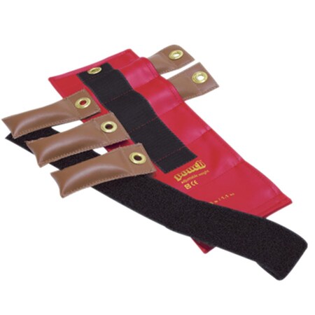 Fabrication Enterprises Pouch Variable Wrist and Ankle Weight, Red FA124361